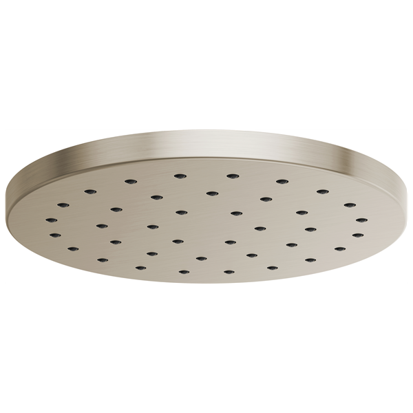 Brizo - Essential Shower 14 Inch Linear Round H2OKinetic Single-Function Raincan Shower Head 2.5 GPM