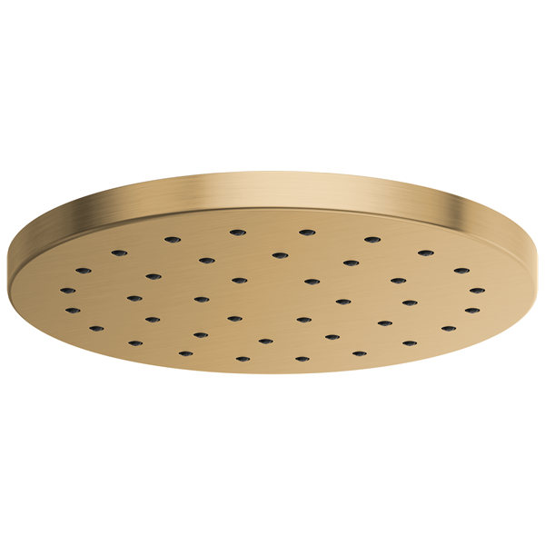Brizo - Essential Shower 14 Inch Linear Round H2OKinetic Single-Function Raincan Shower Head 2.5 GPM