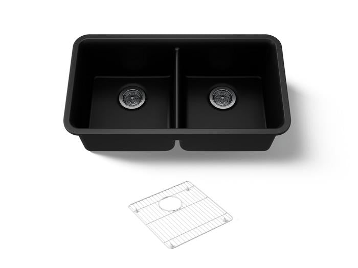 Kohler - Cairn 33-1/2 Inch Undermount Double-Bowl Kitchen Sink
