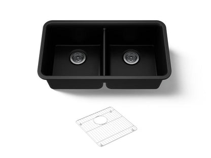 Kohler - Cairn 33-1/2 Inch Undermount Double-Bowl Kitchen Sink