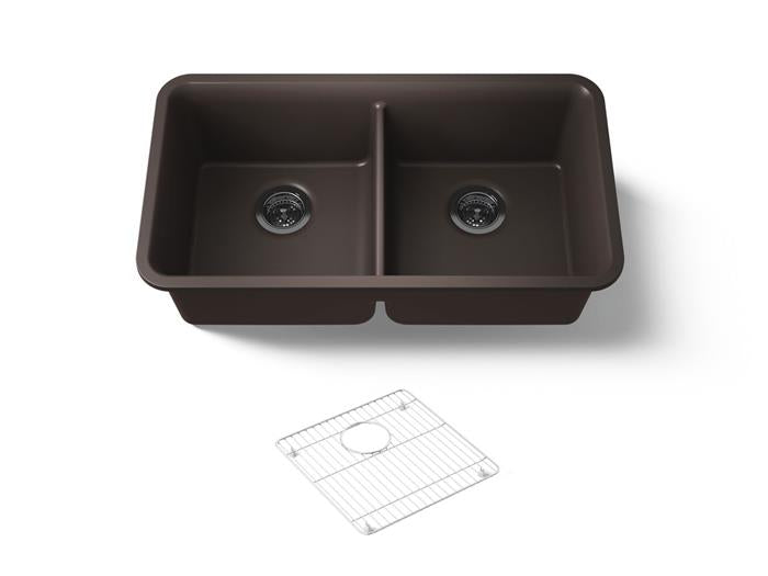 Kohler - Cairn 33-1/2 Inch Undermount Double-Bowl Kitchen Sink