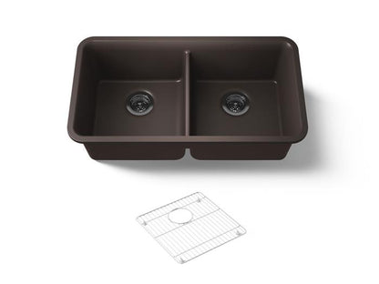 Kohler - Cairn 33-1/2 Inch Undermount Double-Bowl Kitchen Sink