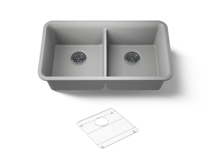 Kohler - Cairn 33-1/2 Inch Undermount Double-Bowl Kitchen Sink