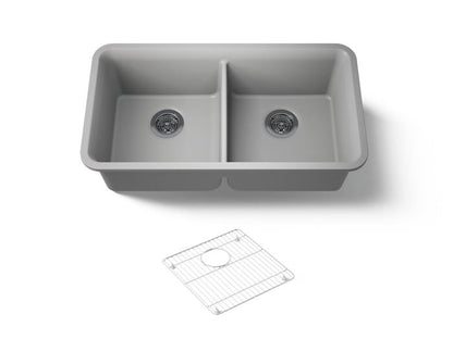 Kohler - Cairn 33-1/2 Inch Undermount Double-Bowl Kitchen Sink