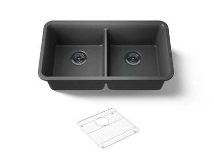 Kohler - Cairn 33-1/2 Inch Undermount Double-Bowl Kitchen Sink