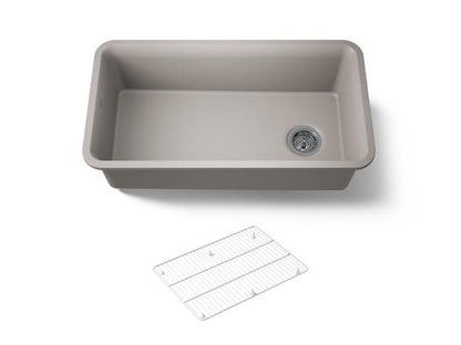 Kohler - Cairn 33-1/2 Inch Undermount Single-Bowl Kitchen Sink With Rack