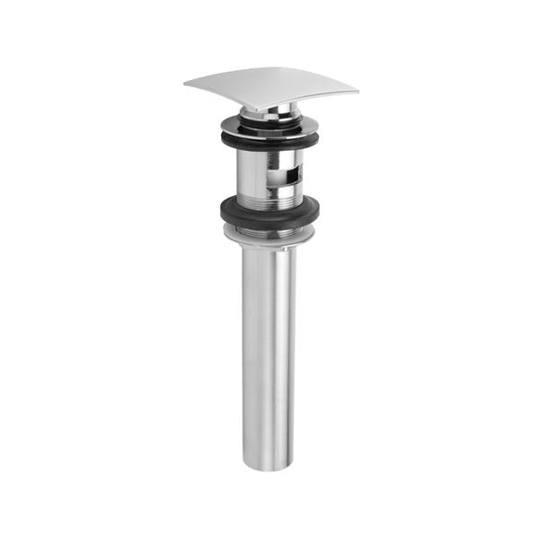 Jaclo - Finger Touch Square Lavatory Drain with Overflow