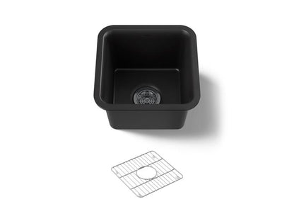 Kohler - Cairn 15-1/2 Inch Undermount Bar Sink With Rack
