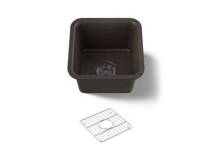 Kohler - Cairn 15-1/2 Inch Undermount Bar Sink With Rack