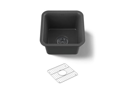 Kohler - Cairn 15-1/2 Inch Undermount Bar Sink With Rack