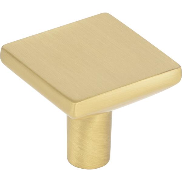 Elements - 1-1/4 Inch Overall Length Walker 1 Square Knob