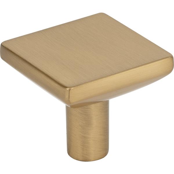 Elements - 1-1/4 Inch Overall Length Walker 1 Square Knob