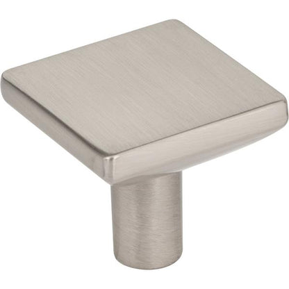 Elements - 1-1/4 Inch Overall Length Walker 1 Square Knob