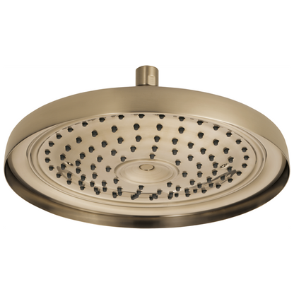 Brizo - Essential Shower 11 Inch Classic Round Single-Function Raincan Shower Head - 2.5 GPM