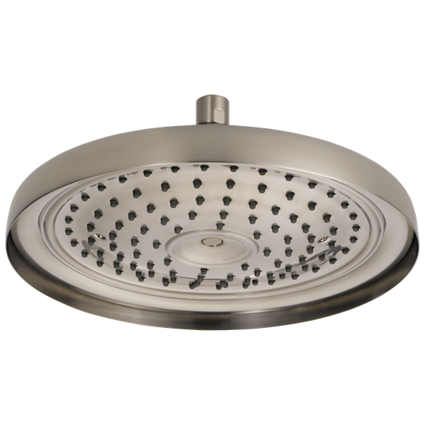 Brizo - Essential Shower 11 Inch Classic Round Single-Function Raincan Shower Head - 2.5 GPM