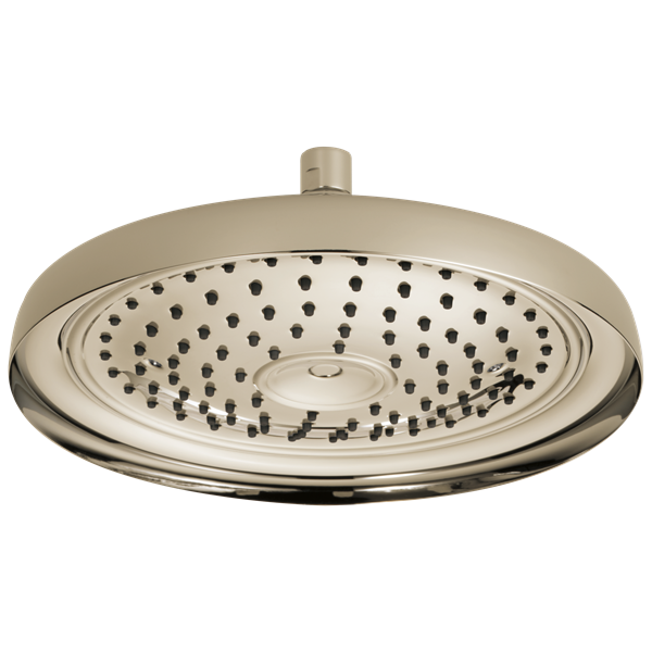 Brizo - Essential Shower 11 Inch Classic Round Single-Function Raincan Shower Head - 2.5 GPM