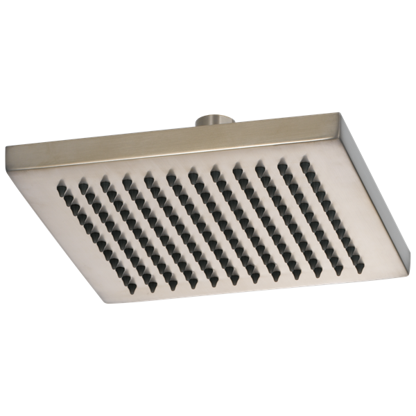 Brizo - Essential Shower 8 Inch Linear Square Single-Function Raincan Shower Head - 2.5 GPM