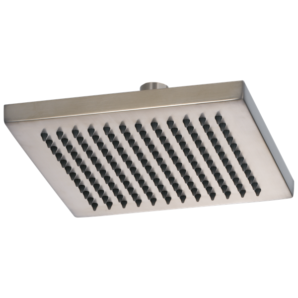Brizo - Essential Shower 8 Inch Linear Square Single-Function Raincan Shower Head - 2.5 GPM