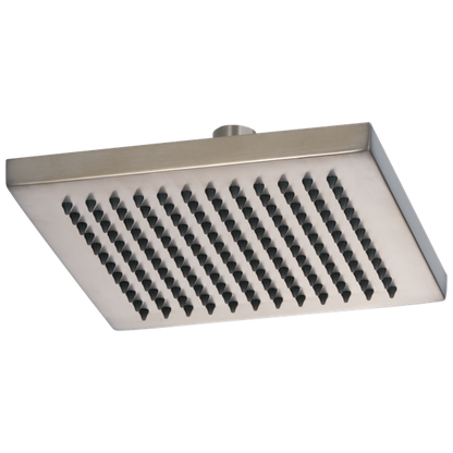 Brizo - Essential Shower 8 Inch Linear Square Single-Function Raincan Shower Head - 2.5 GPM