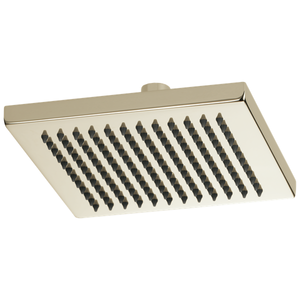 Brizo - Essential Shower 8 Inch Linear Square Single-Function Raincan Shower Head - 2.5 GPM