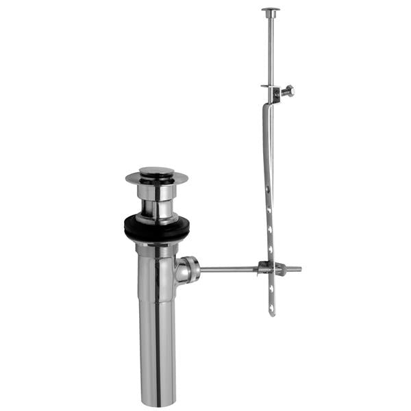Jaclo - Fully Polished & Plated Pop-Up Lavatory Drain with Overflow