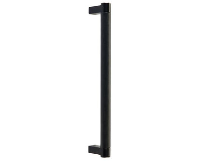 Emtek - Concealed Surface, Select Appliance Pull 12 Inch C-C, Rectangular Stem, Knurled Bar