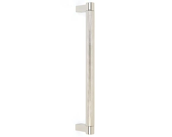 Emtek - Back to Back, Select Appliance Pull 12 Inch C-C, Rectangular Stem, Knurled Bar