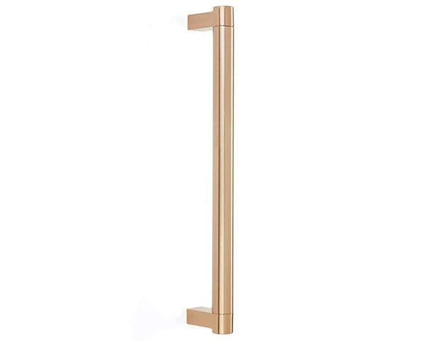 Emtek - Back to Back, Select Appliance Pull 12 Inch C-C, Rectangular Stem, Smooth Bar