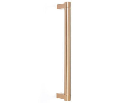 Emtek - Concealed Surface, Select Appliance Pull 12 Inch C-C, Rectangular Stem, Smooth Bar