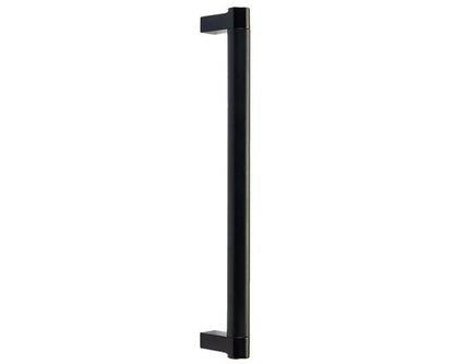 Emtek - Back to Back, Select Appliance Pull 12 Inch C-C, Rectangular Stem, Smooth Bar