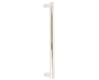 Emtek - Back to Back, Select Appliance Pull 12 Inch C-C, Rectangular Stem, Smooth Bar