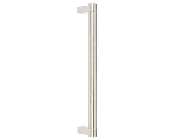 Emtek - Concealed Surface, Select Appliance Pull 12 Inch C-C, Rectangular Stem, Smooth Bar