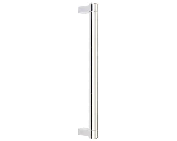 Emtek - Concealed Surface, Select Appliance Pull 12 Inch C-C, Rectangular Stem, Smooth Bar