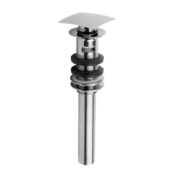 Jaclo - Finger Touch Square Lavatory Drain with Overflow