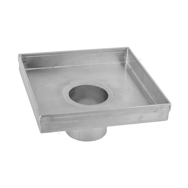 Jaclo - 6 Inch x 6 Inch Square Channel Drain Body