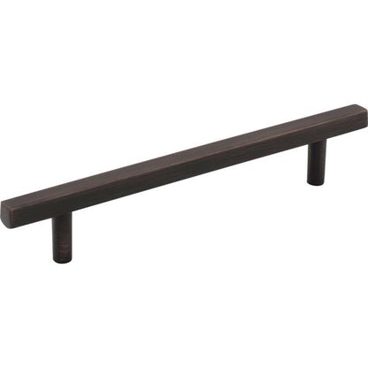 Jeffrey Alexander - 128 mm Center-to-Center Square Dominique Cabinet Bar Pull
