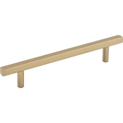 Jeffrey Alexander - 128 mm Center-to-Center Square Dominique Cabinet Bar Pull