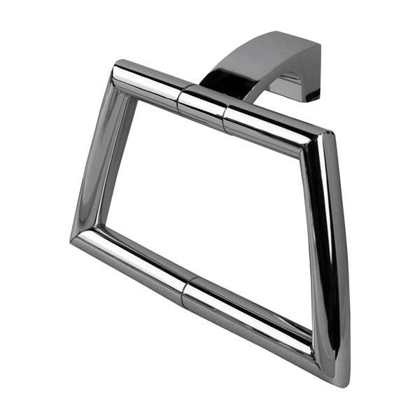 Lacava - Team Wall-Mount Towel Ring Made Of Chrome Plated Brass. W: 8 3/4”