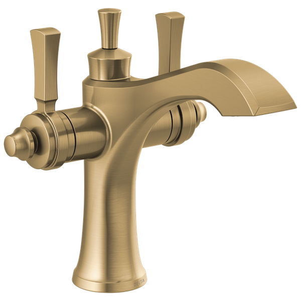 Delta - Dorval Two Handle Single Hole Monoblock Bathroom Faucet