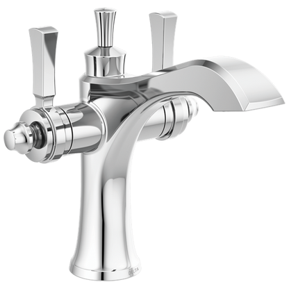 Delta - Dorval Two Handle Single Hole Monoblock Bathroom Faucet