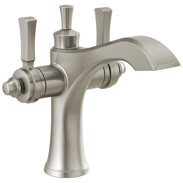 Delta - Dorval Two Handle Single Hole Monoblock Bathroom Faucet