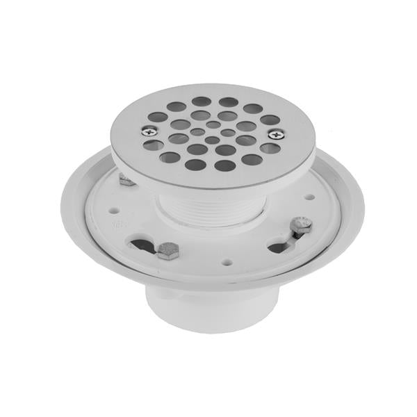 Jaclo - 2 Inch or 3 Inch PVC Complete Round Shower Drain