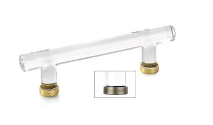 Emtek - Glass Bar Pull, 4 Inch C-C