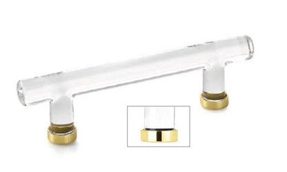 Emtek - Glass Bar Pull, 4 Inch C-C