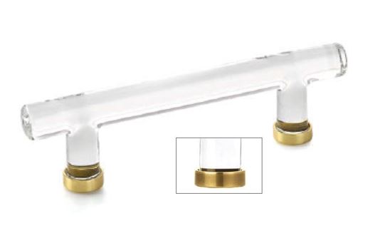 Emtek - Glass Bar Pull, 4 Inch C-C