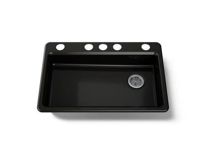 Kohler - Riverby 33 Inch Undermount Single-Bowl Kitchen Sink