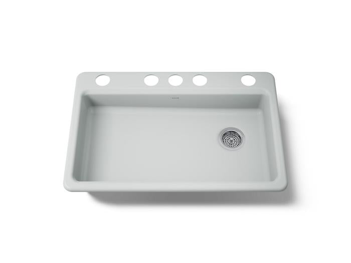 Kohler - Riverby 33 Inch Undermount Single-Bowl Kitchen Sink