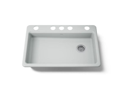 Kohler - Riverby 33 Inch Undermount Single-Bowl Kitchen Sink