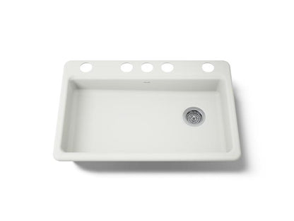 Kohler - Riverby 33 Inch Undermount Single-Bowl Kitchen Sink