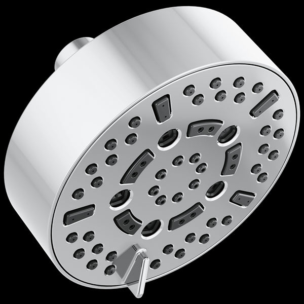 Brizo - Essential Shower Series 5 Inch Linear Round H2Okinetic Multi-Function Wall Mount Shower Head - 2.5 GPM